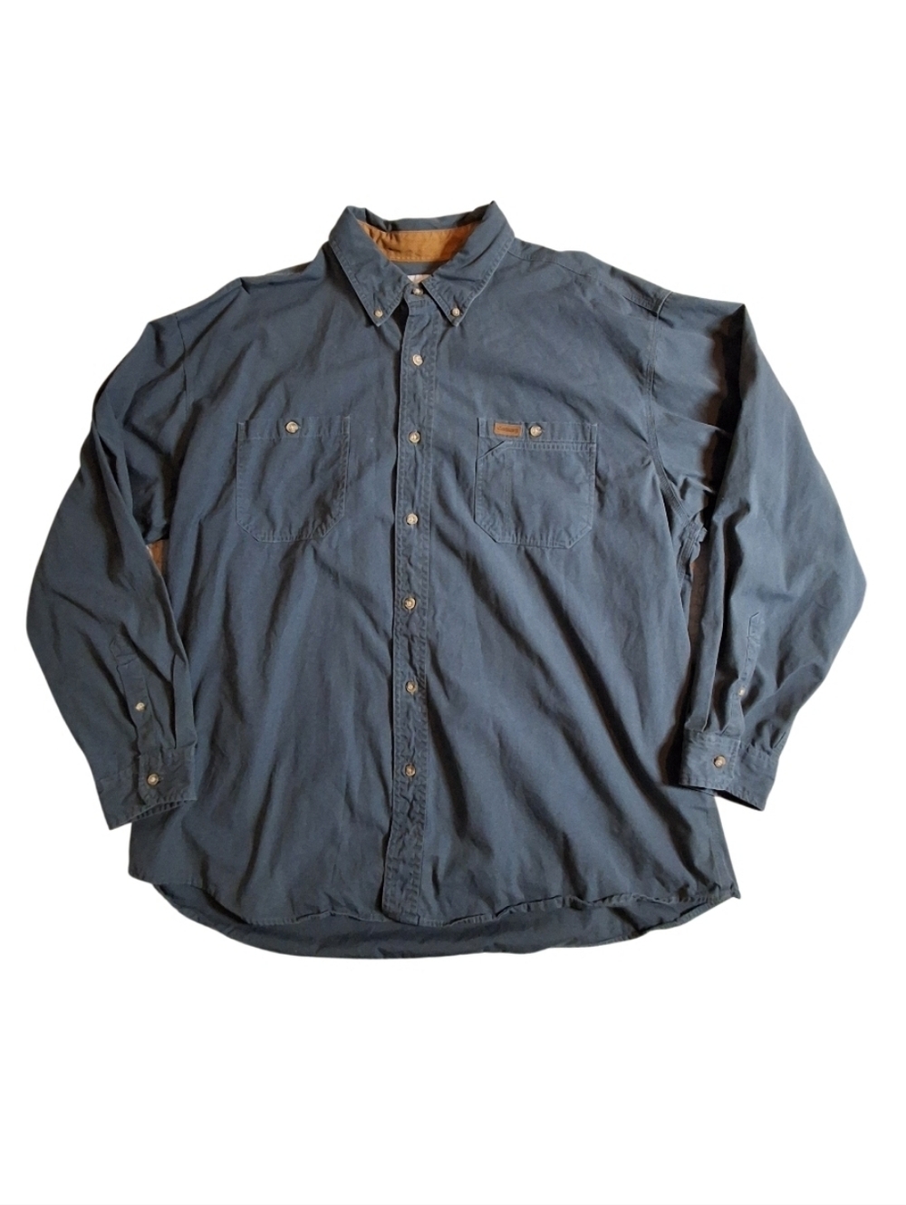 Carhartt Long Sleeved Button Utility Work Shirt Men Size 2XL Streetwear Mechanic